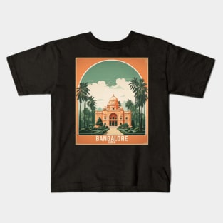 Bangalore India Vintage Tourism Travel Kids T-Shirt